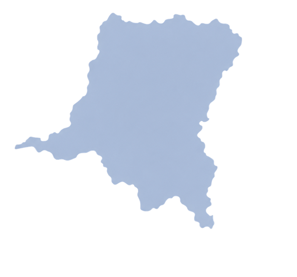 DR Congo map